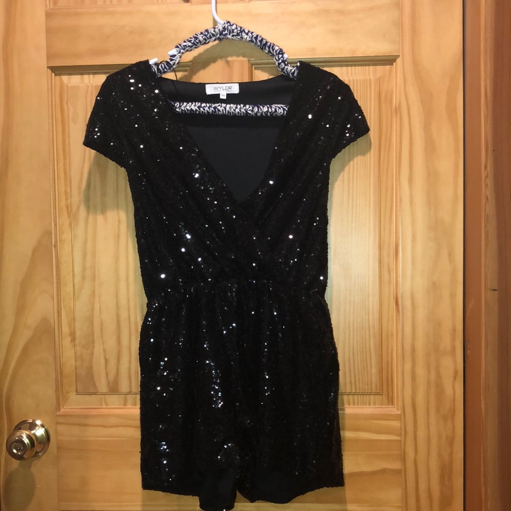 WYLDR sequin romper